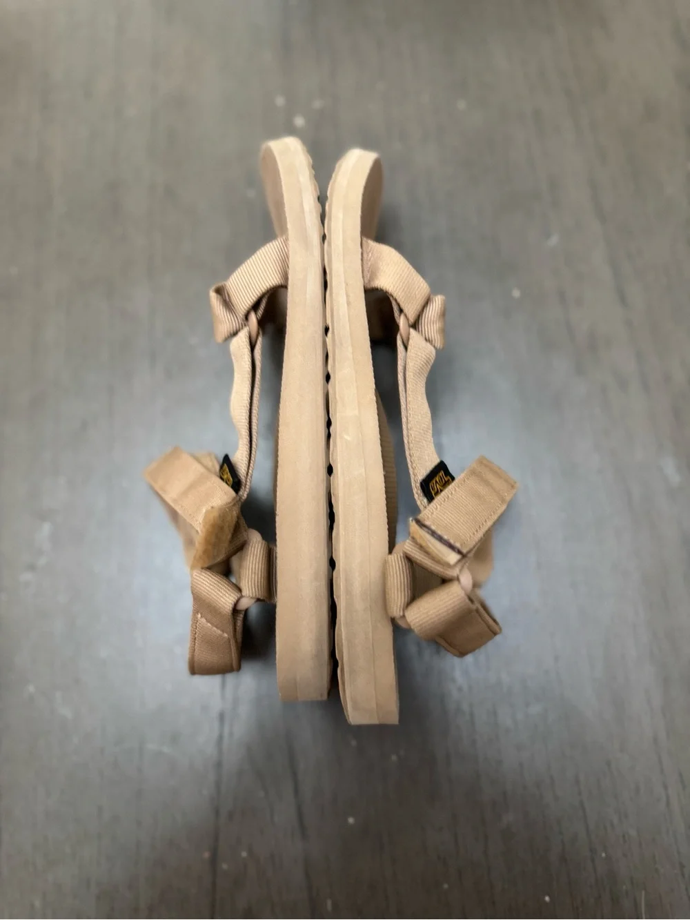 Teva Tan Classic Adjustable Strap Sandals size USW 9